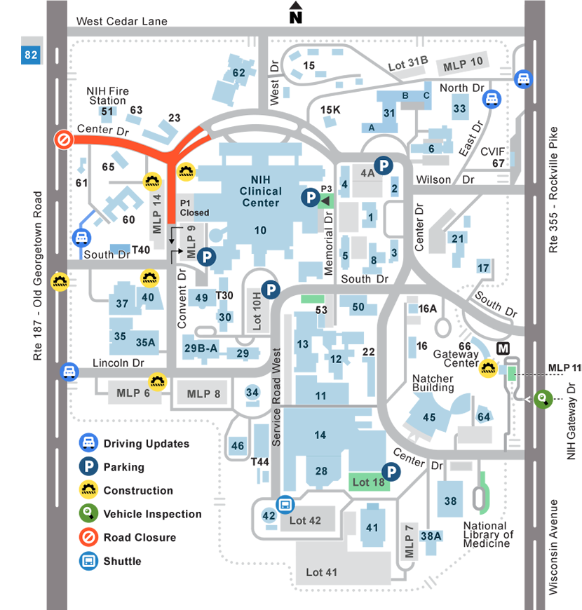 Building For All - NIH Campus Construction Projects Map