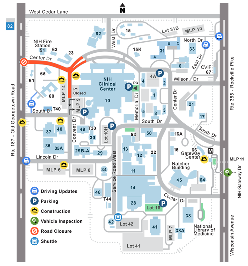 Building For All - NIH Campus Construction Projects Map